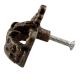 Antique Crown Iron Dresser Knob